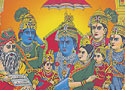 Sri Ramar along with Lava and Kusha
